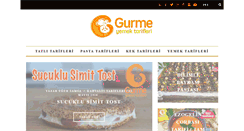 Desktop Screenshot of gurmeyemektarifleri.com